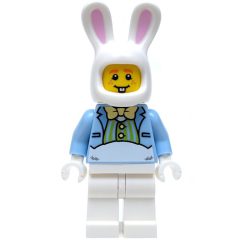 Minifigurka LEGO Easter Bunny, Man, Bright Light Yellow Bow Tie