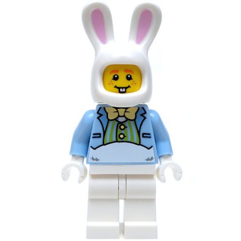 Minifigurka LEGO Easter Bunny, Man, Bright Light Yellow Bow Tie