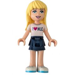 Minifigurka LEGO Stephanie - White Top, Dark Blue Skirt