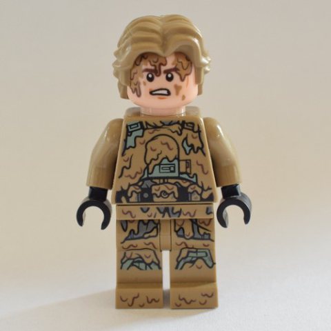 Minifigurka LEGO Han Solo, Mudtrooper Outfit, Dark Tan