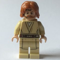 Minifigurka LEGO Obi-Wan Kenobi, Tan Printed Legs, Headset