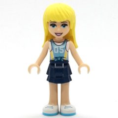Minifigurka LEGO Stephanie - Medium Blue Jersey, Dark Blue Skirt