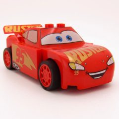Minifigurka LEGO Lightning McQueen, Juniors, Large Rust-eze Logo