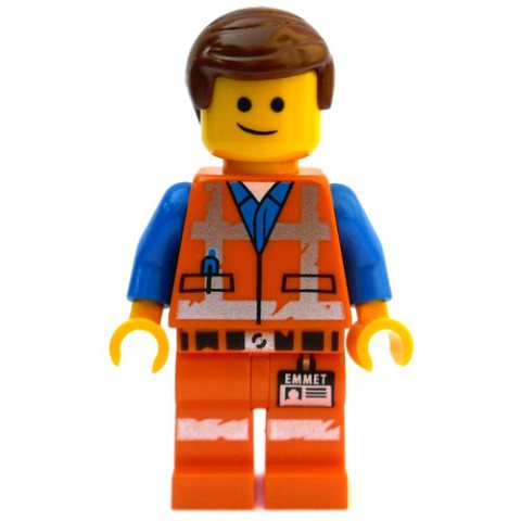 Minifigurka LEGO Emmet, Worn Outfit, Happy / Frustrated