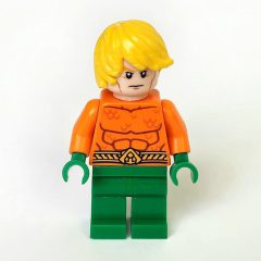 Minifigurka LEGO Aquaman, Short Yellow Hair (3626b Head)