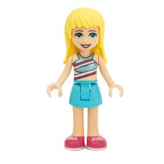 Minifigurka LEGO Stephanie - Medium Blue Top, Medium Azure Skirt