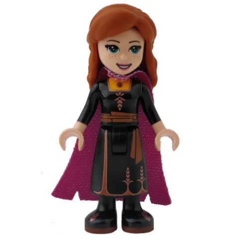 Minifigurka LEGO Anna - Black Dress, Cape