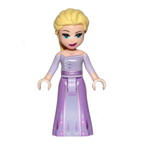 Minifigurka LEGO Elsa - Lavender Dress