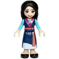 Minifigurka LEGO Mulan - Dark Blue Dress