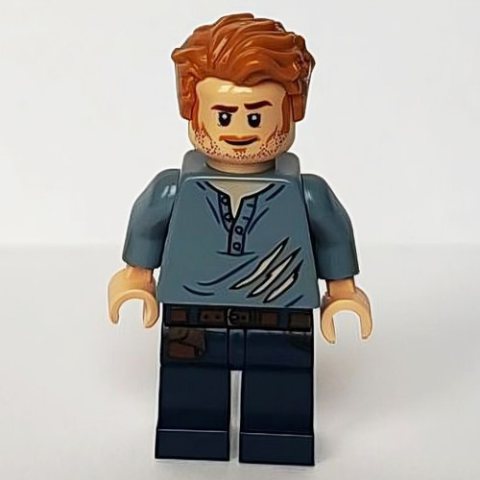 Minifigurka LEGO Owen Grady with Clawed Shirt
