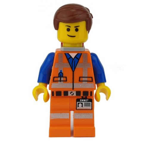 Minifigurka LEGO Emmet, Piece of Resistance, Eyebrows, Happy / Scared