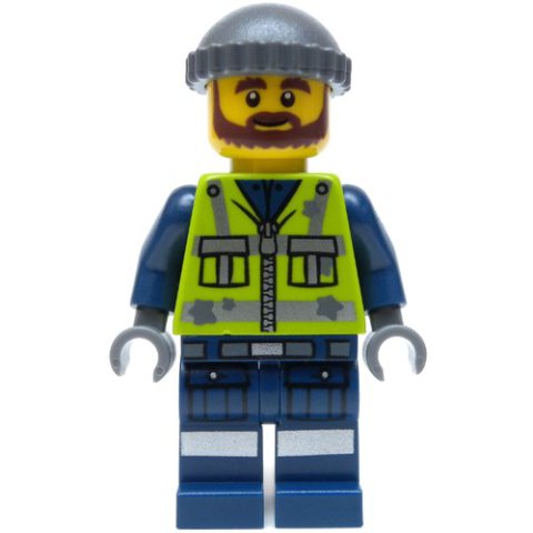 Minifigurka LEGO Garbage Man Grant