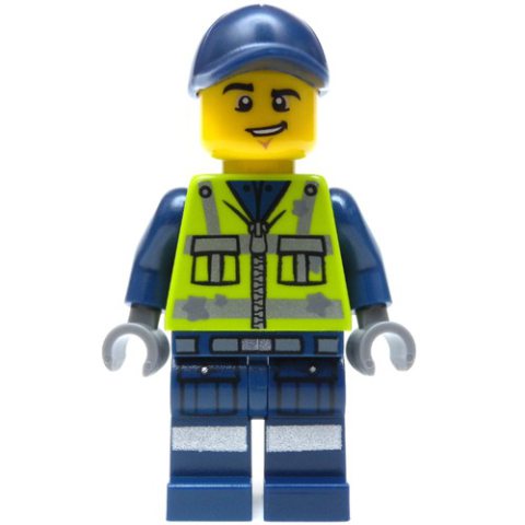 Minifigurka LEGO Garbage Man Dan