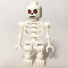 Minifigurka LEGO Skeleton, Red Eyes