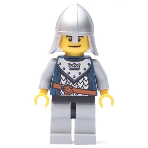 Minifigurka LEGO Knight with Scale Mail with Crown, and Helmet