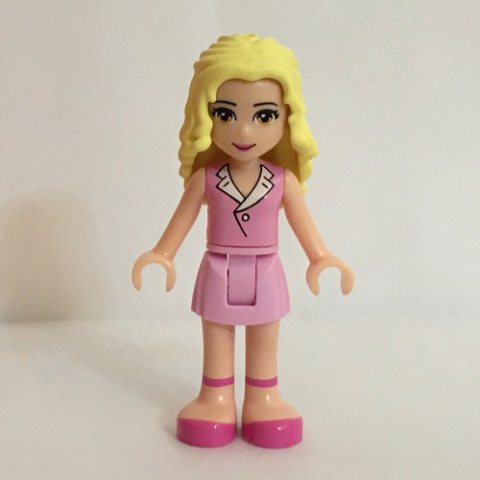 Minifigurka LEGO Marie - Bright Pink Blouse, Bright Pink Skirt