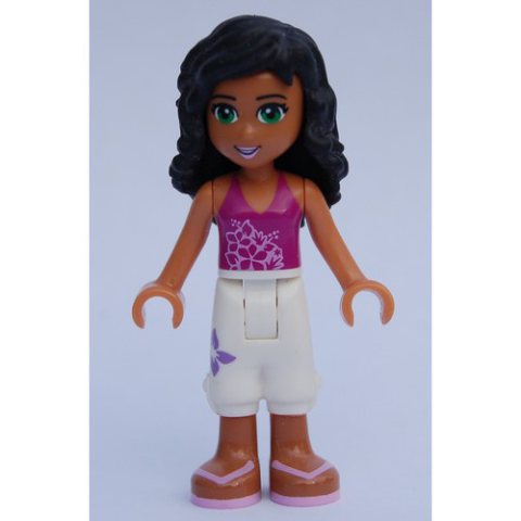Minifigurka LEGO Ella - Magenta Top, White Trousers