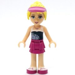 Minifigurka LEGO Stephanie - Dark Blue Top, Magenta Skirt