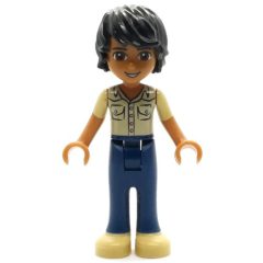 Minifigurka LEGO Matthew - Tan Shirt, Dark Blue Trousers