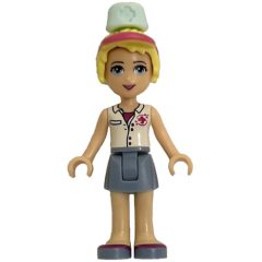 Minifigurka LEGO Stephanie - Lavender Blouse, Sand Green Skirt, Hat
