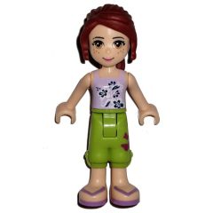 Minifigurka LEGO Mia - Lavender Top, Lime Trousers