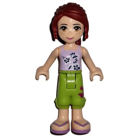 Minifigurka LEGO Mia - Lavender Top, Lime Trousers