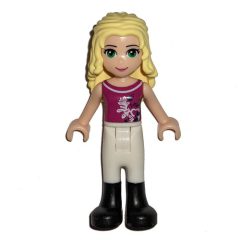 Minifigurka LEGO Liza - Magenta Top, White Trousers