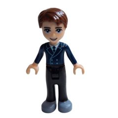 Minifigurka LEGO David - Dark Blue Vest, Black Trousers