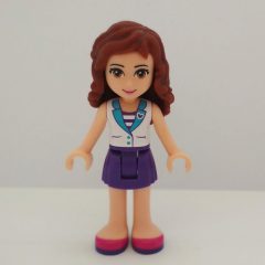 Minifigurka LEGO Olivia - White Blouse, Dark Purple Skirt