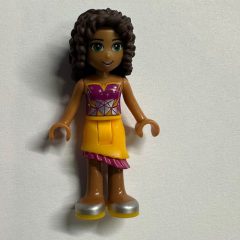 Minifigurka LEGO Andrea - Magenta Top, Bright Light Orange Skirt