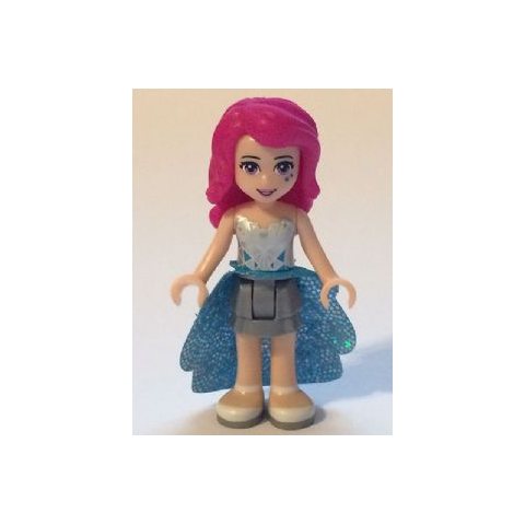 Minifigurka LEGO Livi - Flat Silver Top, Flat Silver Skirt, Cape