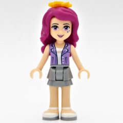 Minifigurka LEGO Livi - Medium Lavender Top, Flat Silver Skirt'