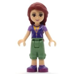 Minifigurka LEGO Joy - Magenta Vest, Sand Green Trousers