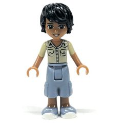 Minifigurka LEGO Matthew - Tan Shirt, Sand BLue Trousers