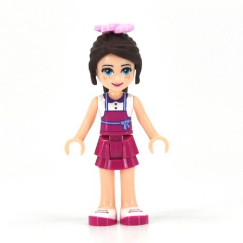 Minifigurka LEGO Naomi - White Top, Magenta Apron