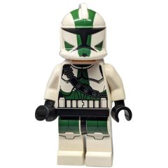 Minifigurka LEGO Clone Commander Gree, 41st Elite Corps Armor, Dark Green Markings (3626b Head)