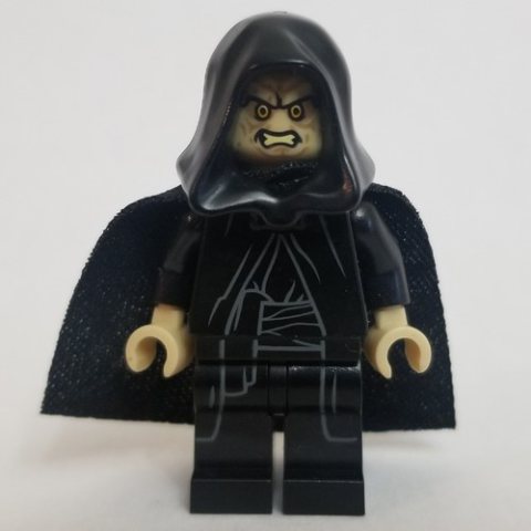 Minifigurka LEGO Emperor Palpatine, Tan Skin (19888 Cape)