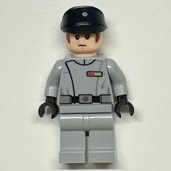 Minifigurka LEGO Imperial Officer, Light Bluish Gray Uniform, Black Hat