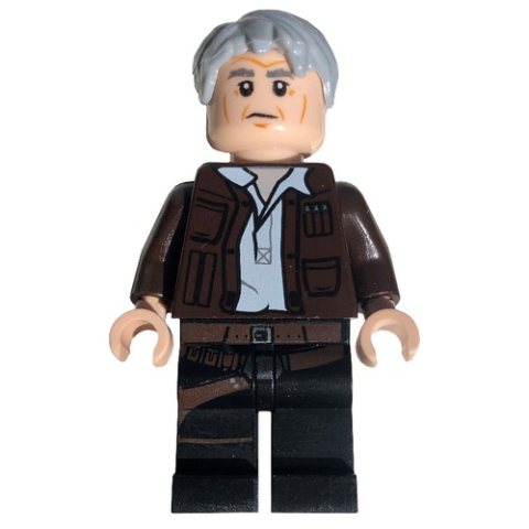 Minifigurka LEGO Han Solo, Old, Angry