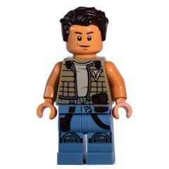 Minifigurka LEGO Zander, Dark Tan Jacket