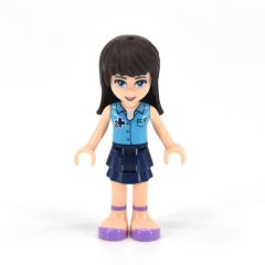 Minifigurka LEGO Sophie - Dark Azure Vest, Dark Blue Skirt, Veterinarian