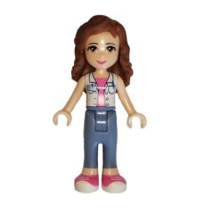 Minifigurka LEGO Olivia - White Jacket, Sand Blue Trousers