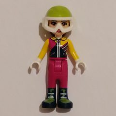 Minifigurka LEGO Olivia - Bright Light Orange Ski Vest, Magenta Trousers