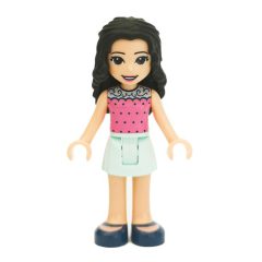 Minifigurka LEGO Emma - Dark Pink Top, Light Aqua Skirt