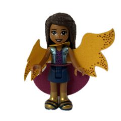 Minifigurka LEGO Andrea - Medium Blue Jacket, Dark Blue Skirt, Cape