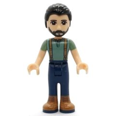 Minifigurka LEGO Steve - Sand Green Shirt, Dark Blue Trousers