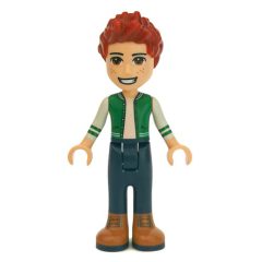 Minifigurka LEGO Daniel - Green Jacket, Dark Blue Trousers