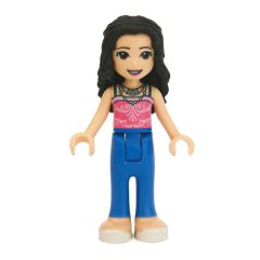 Minifigurka LEGO Emma - Dark Pink Top, Blue Trousers