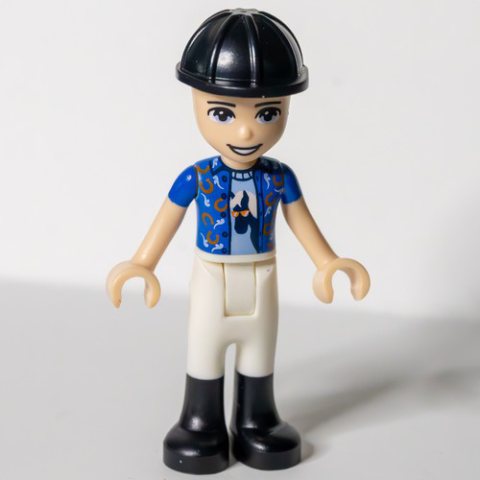 Minifigurka LEGO Zack - Dark Blue Jacket, White Trousers, Black Cap