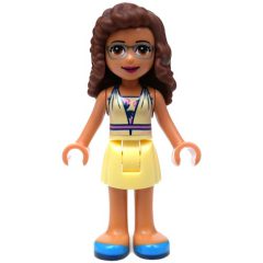 Minifigurka LEGO Olivia - Bright Light Yellow Top, Bright Light Yellow Skirt